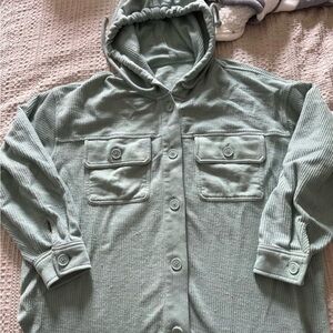 American Eagle Outfitters Sage Hooded Jacket